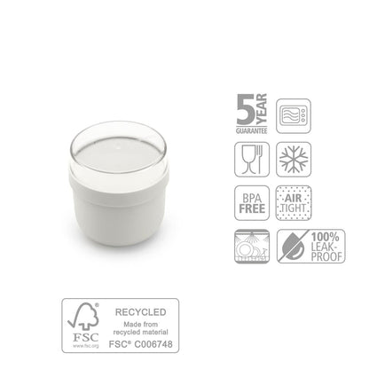 Купичка за закуска Brabantia Make&Take 500мл, Light Grey