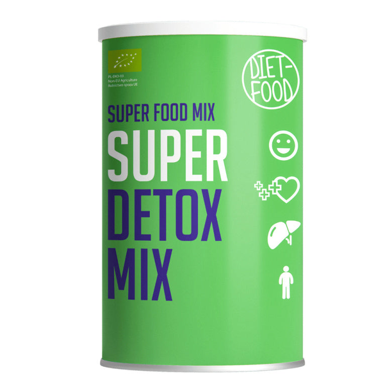 Био микс - Супер детокс 300г - DIET FOOD, органичен детокс продукт, природен микс хлорела и спирулина, суперхрана