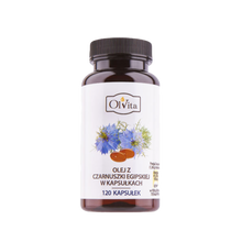 Масло от черен кимион - студено пресовано 120 капсули - OlVita, антиинфламаторни свойства, антиоксиданти, имуномодулиращи