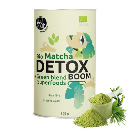 Био матча детокс микс - 300 г - DIET FOOD
