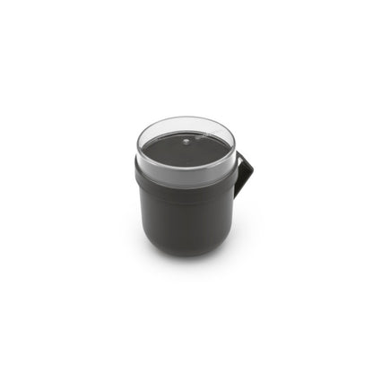 Чаша с капак Brabantia Make&Take 600ml, Dark Grey
