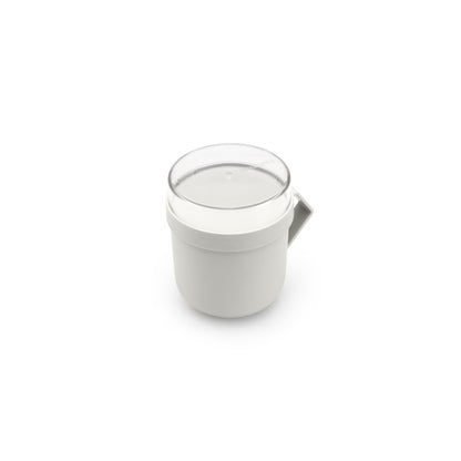 Чаша с капак Brabantia Make&Take 600ml, Light Grey