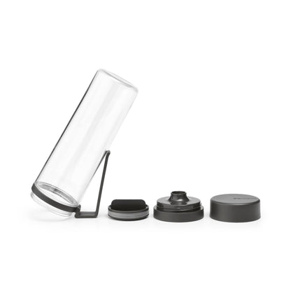 Еко бутилка с цедка Make&Take 500ml, Dark Grey