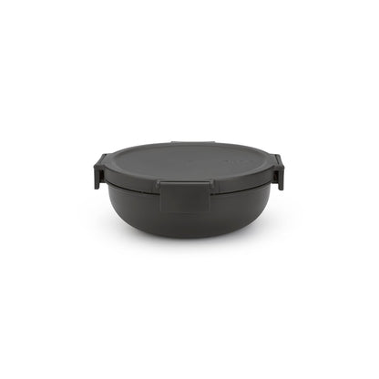 Купа за салата Brabantia Make&Take 1.3l, Dark Grey