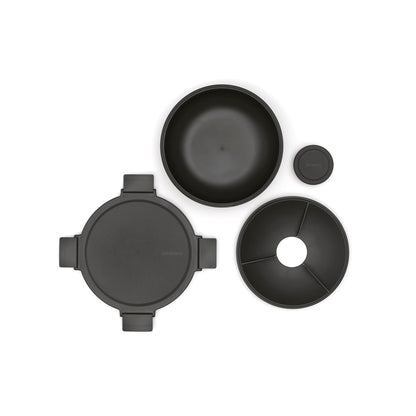 Купа за салата Brabantia Make&Take 1.3l, Dark Grey