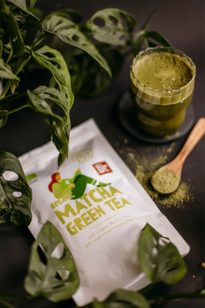Био зелен чай матча 100 г - DIET FOOD