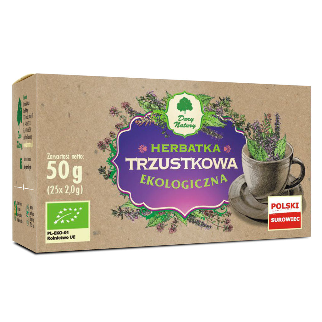 Био панкреатичен чай (25 x 2 g) 50 g - Dary Natury, екологични билки, подпомага храносмилането, био съставки, противовъзпалителни свойства